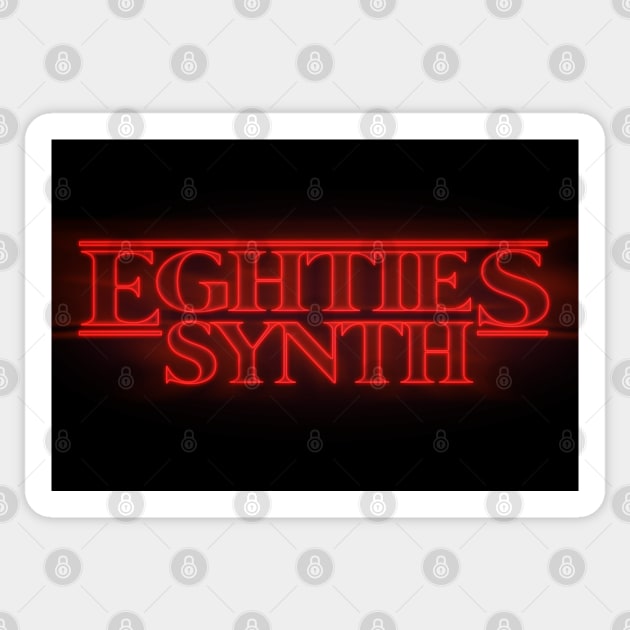 EIGHTIES SYNTH #1 Sticker by RickTurner